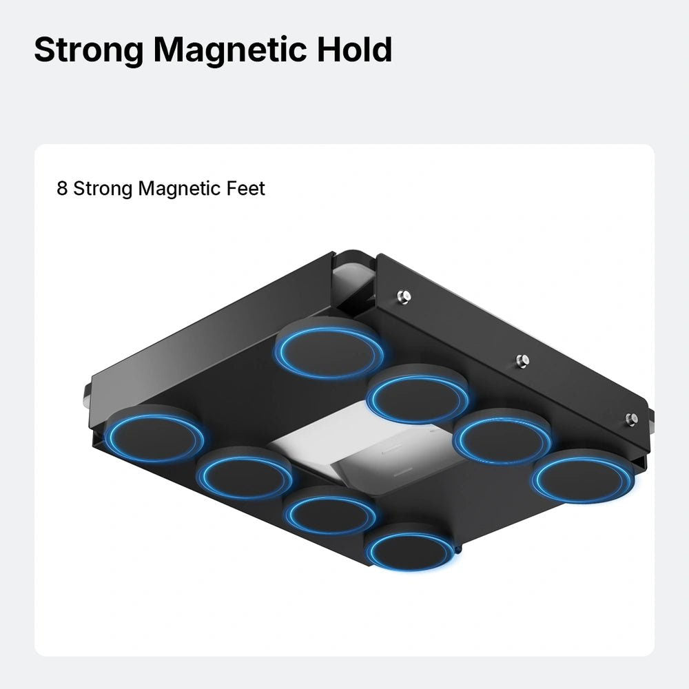 TSTAR Starlink Mini Heavy-Duty Magnetic Mount with 8 Magnetic Feet, 560 lb Strong Magnetic Force, Heavy-Duty Paint-Safe Roof Mount, No Drilling, Starlink Mini Accessories