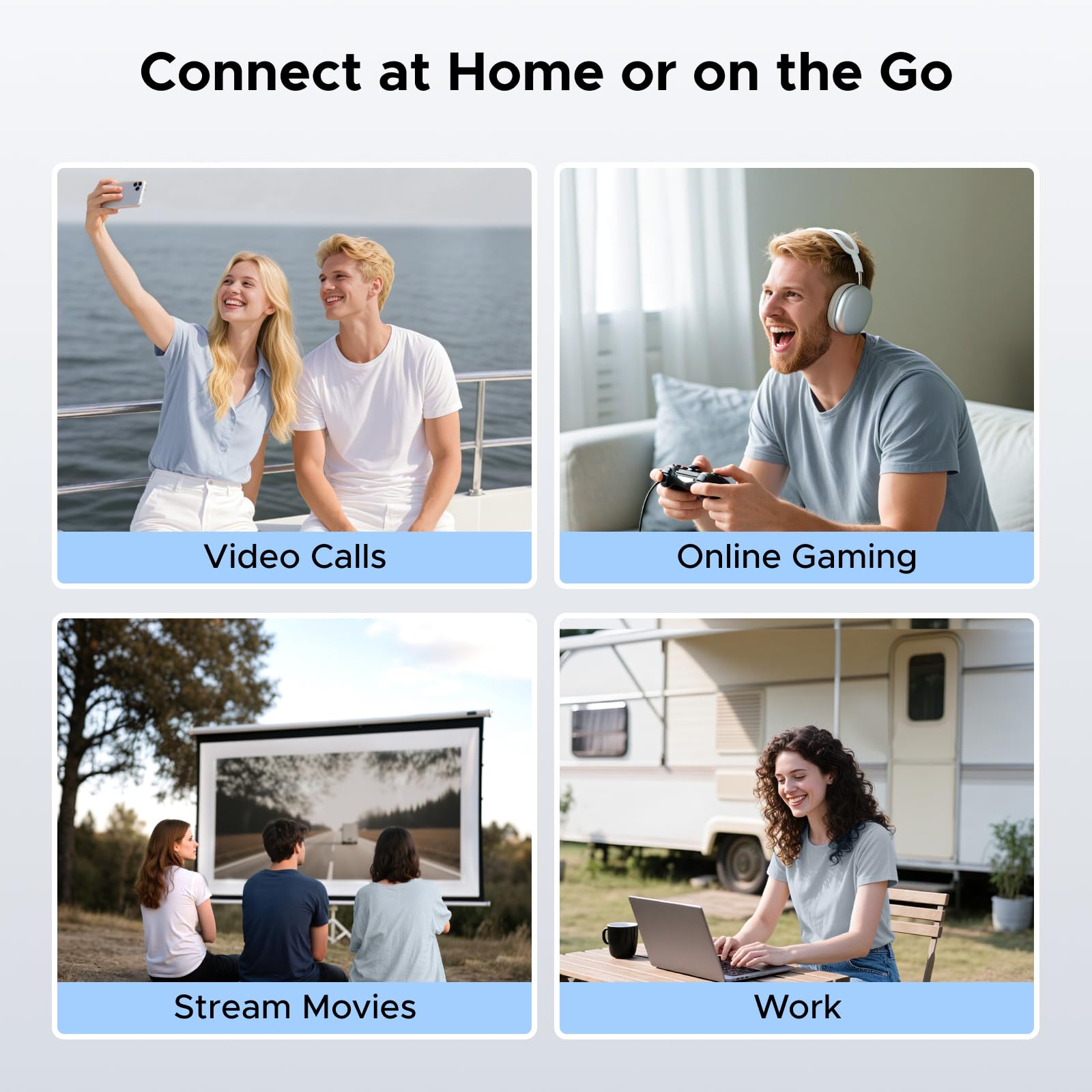 Starlink Cable Compatible with Starlink Standard Generation 3/4/4X/ Mini, Cat 6 5Gbps 250MHz High Speed, IP67 Waterproof, 26AWG, UL CMX/CMR/EU CPR Standards, Durable, Grey