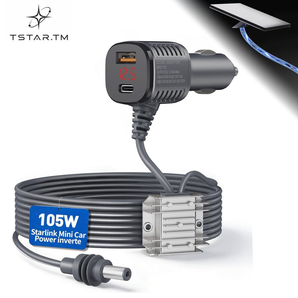 105W Boost Car Power Adapter for Mini
