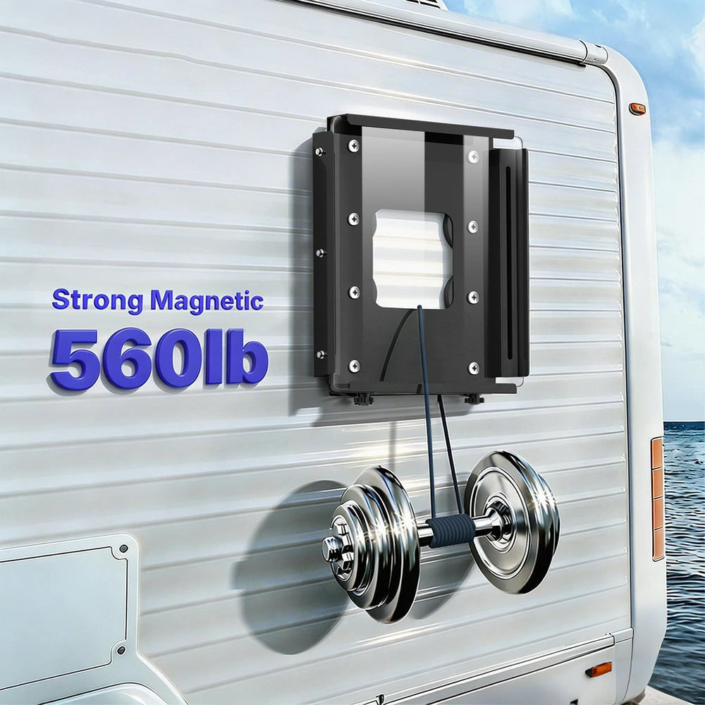 TSTAR Starlink Mini Heavy-Duty Magnetic Mount with 8 Magnetic Feet, 560 lb Strong Magnetic Force, Heavy-Duty Paint-Safe Roof Mount, No Drilling, Starlink Mini Accessories